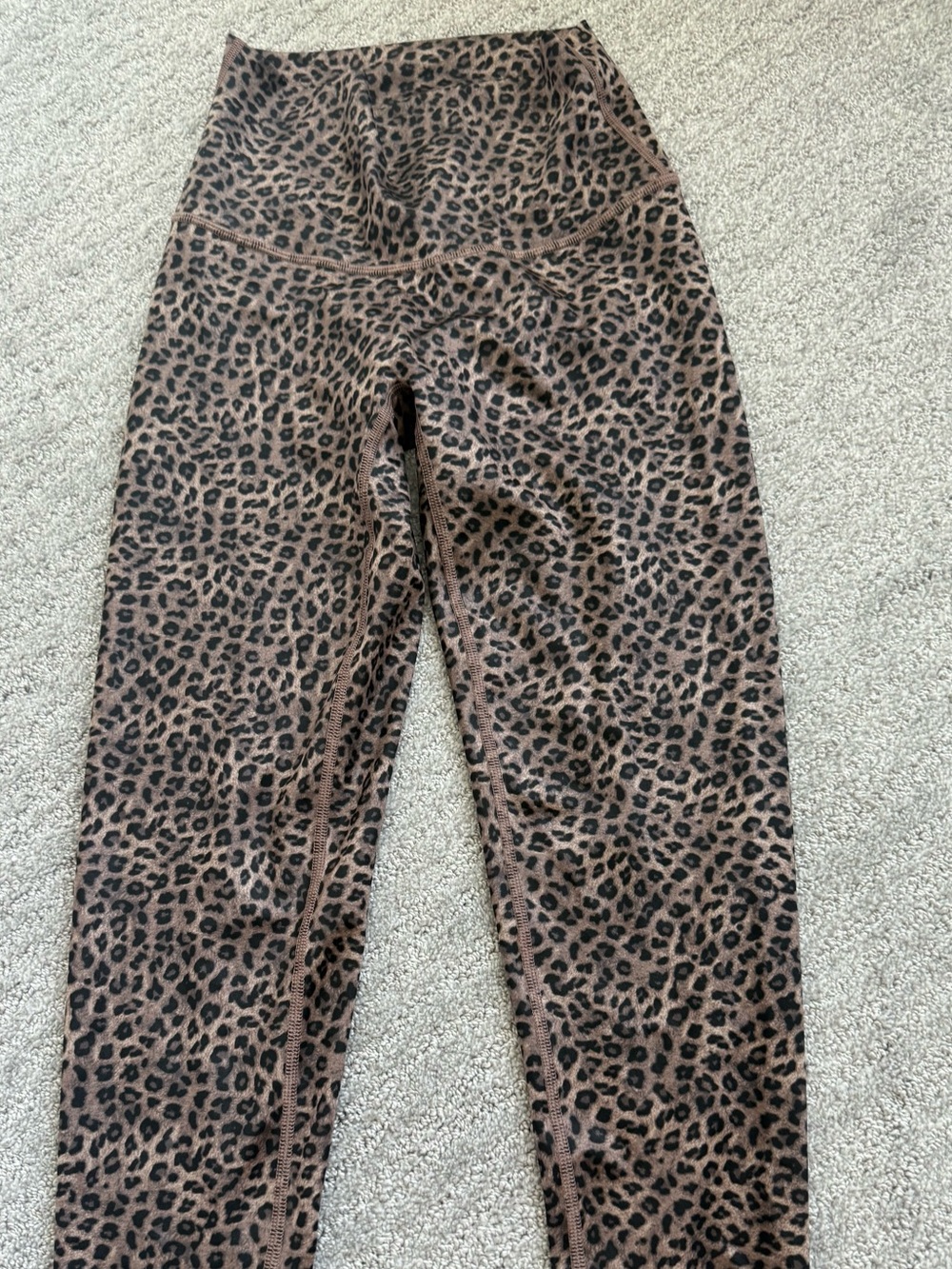 aerie Brown Leopard Print Leggings